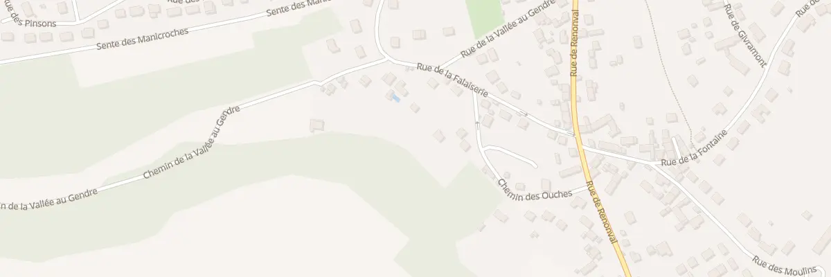 Plan du 5Q Rue de la Falaiserie au Mérévillois