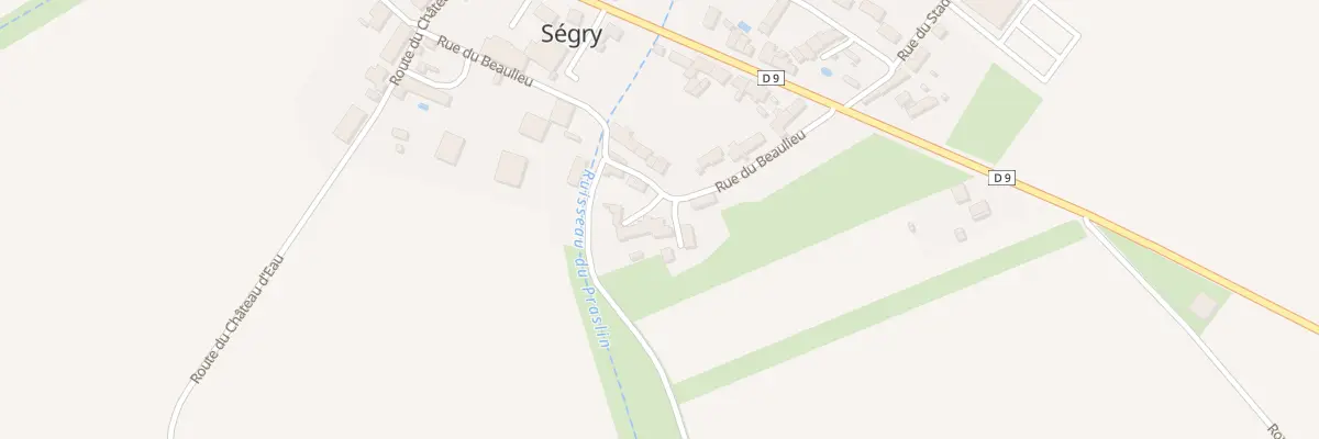 Plan du 12 Rue du Beaulieu à Ségry
