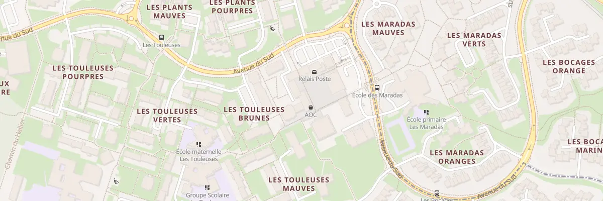 Plan du 1 Rue des Touleuses Brunes à Cergy