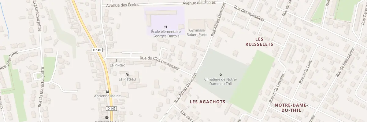 Plan du 3B Rue du Clos Lieutenant à Beauvais