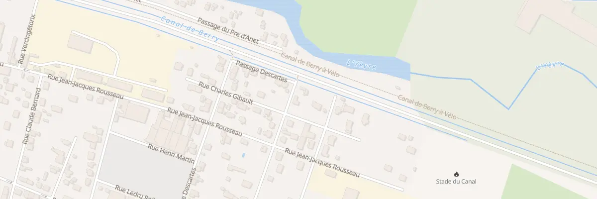 Plan du 1 Rue André Guillemain à Vierzon