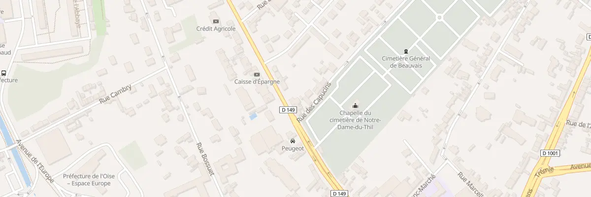 Plan du 32 Rue de Calais à Beauvais