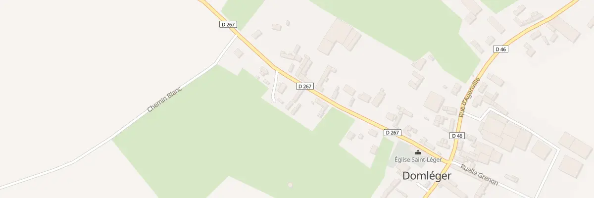 Plan du 7 Rue des Toulouses à Domléger-Longvillers