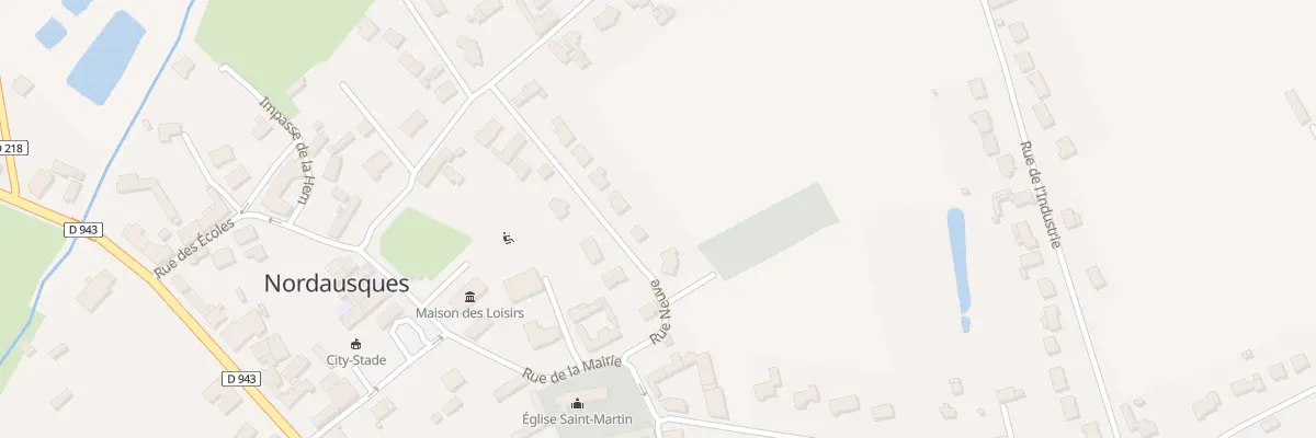 Plan du 100 Rue Neuve à Nordausques