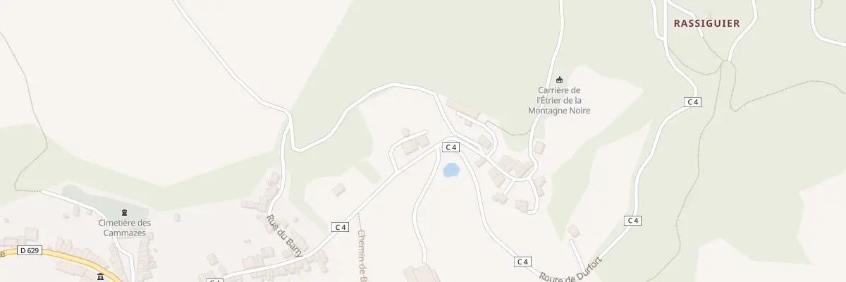 Plan du 7 Rte de Durfort aux Cammazes