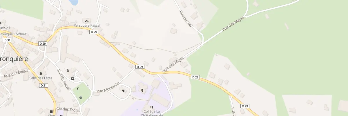 Plan du 5008F Rue des Mejas à Latronquière