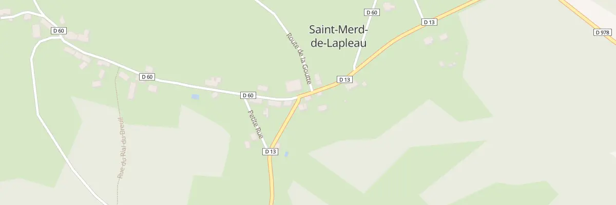Plan du 5003 Le Bourg à Saint-Merd-de-Lapleau