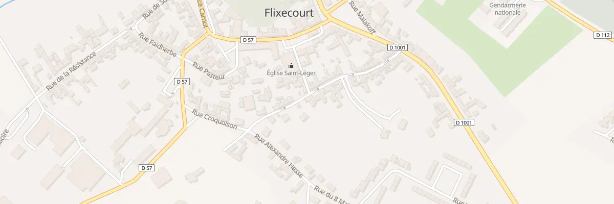 Plan du 27 Rue Saint Pierre à Flixecourt