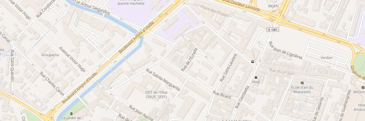 Plan du 5 Rue de l’Echelle à Beauvais
