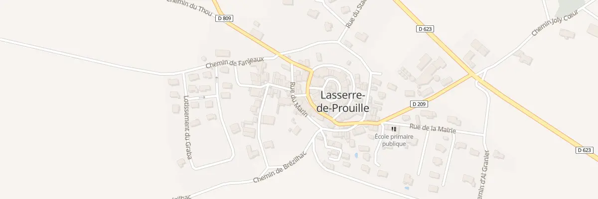 Plan du 56 Le Village à Lasserre-de-Prouille