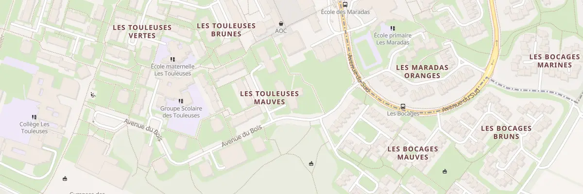 Plan du 2 Av du Bois à Cergy