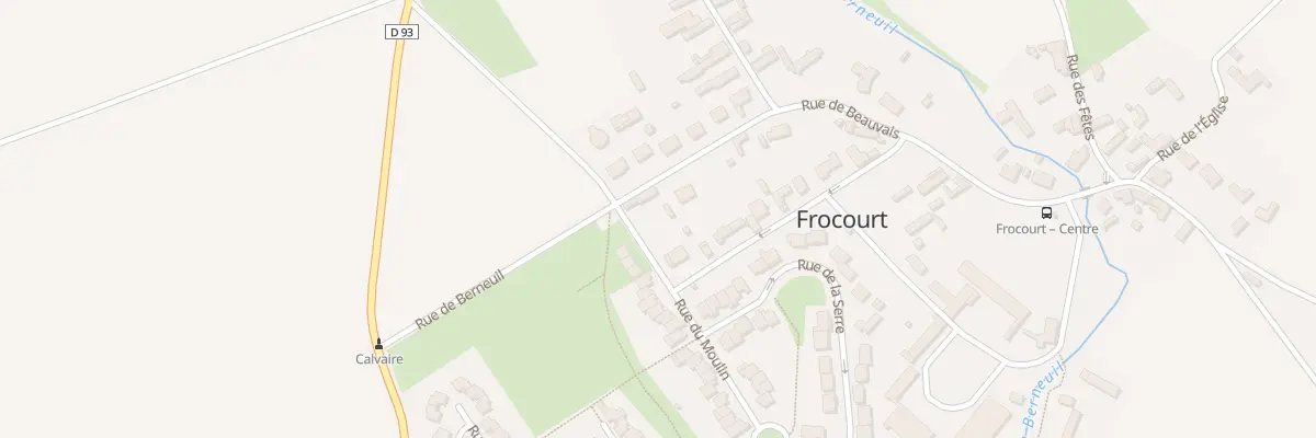 Plan du 15 Rue du Château à Frocourt