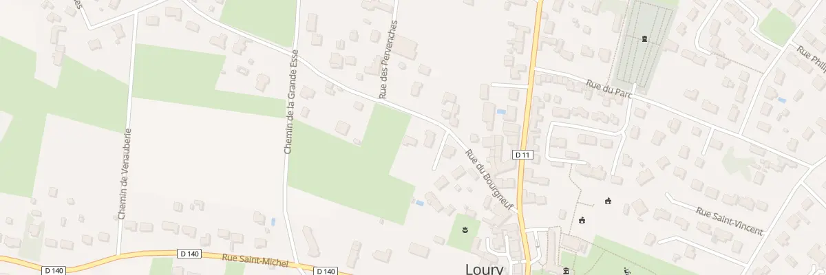 Plan du 153 Rue du Bourg Neuf à Loury
