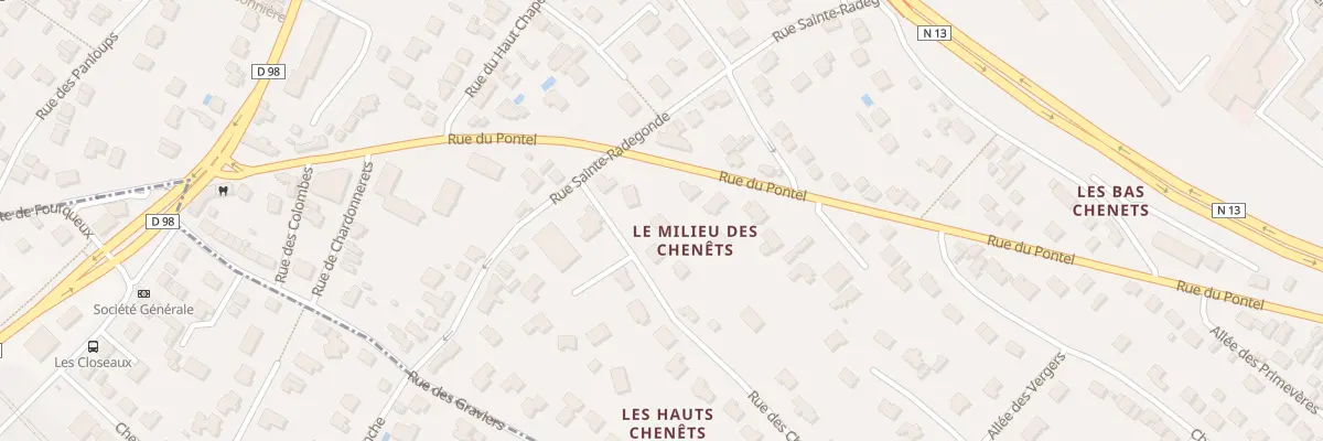 Plan du 9006 Rue des Chenets à Saint-Germain-en-Laye
