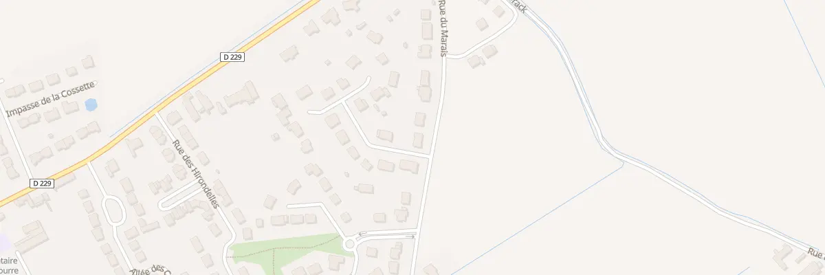 Plan du 240 Rue du Marais à Vieille-Église