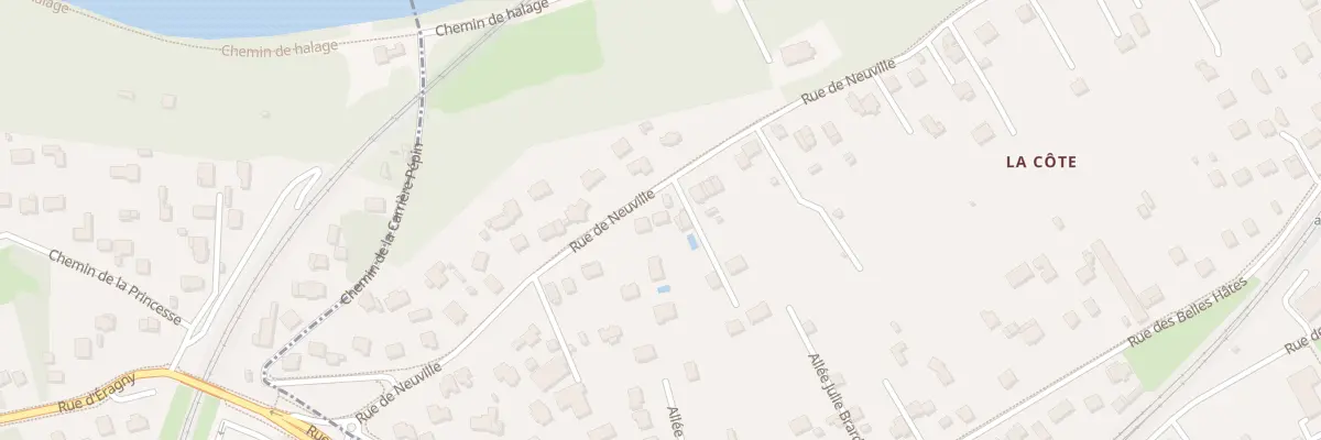 Plan du 85Q Rue de Neuville à Éragny-sur-Oise