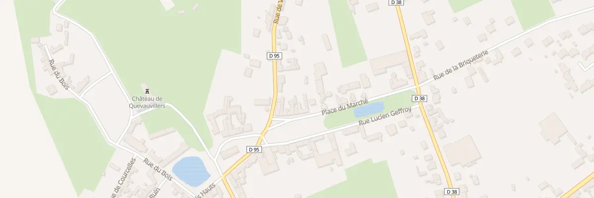 Plan du 5 Pl du Marché à Quevauvillers