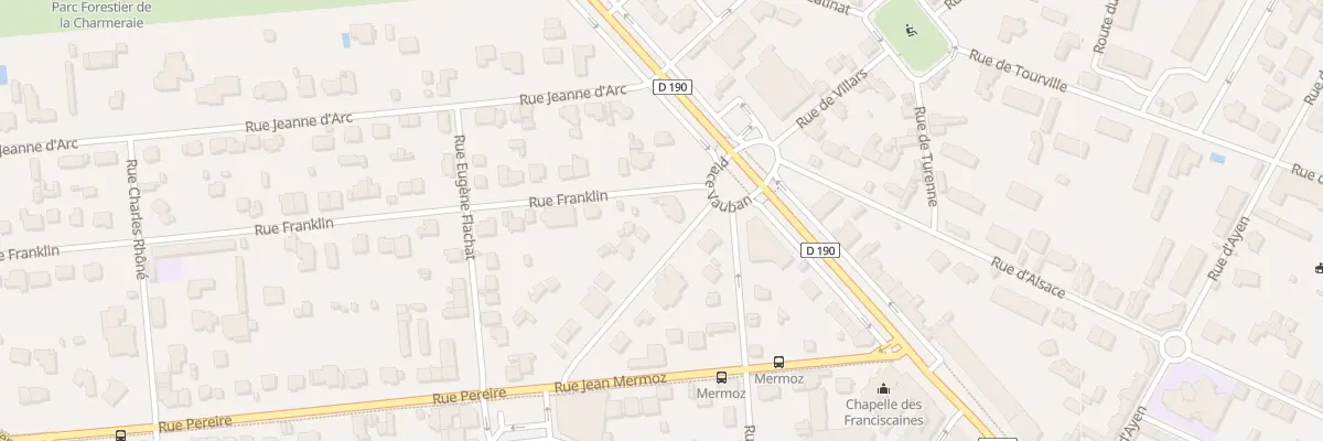 Plan du 1 Rue Franklin à Saint-Germain-en-Laye