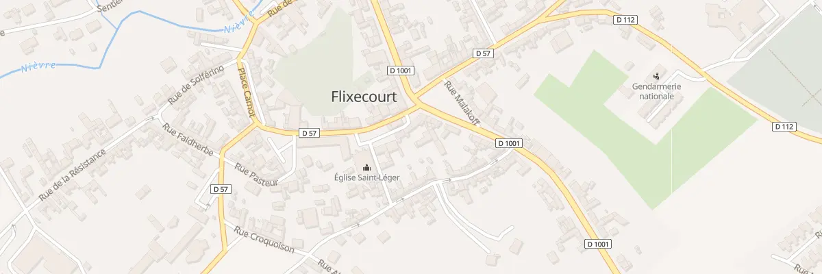 Plan du 3 Pl de l’Église à Flixecourt