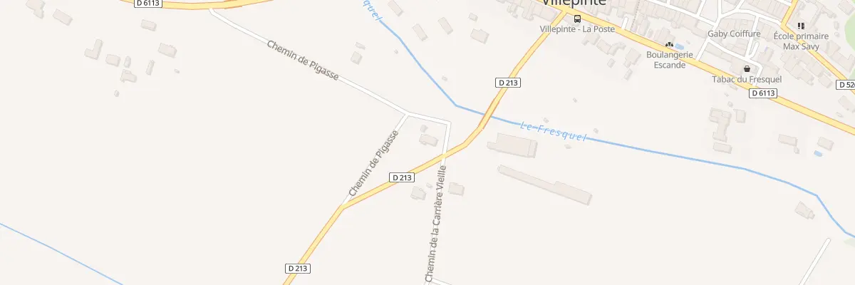Plan du 7 Rte du Villasavary à Villepinte