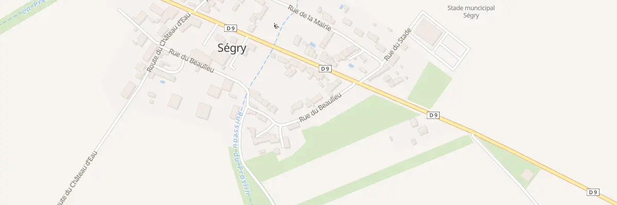 Plan du 5050 Le Bourg à Ségry