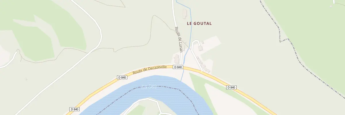 Plan du 5290 Le Goutal à Capdenac