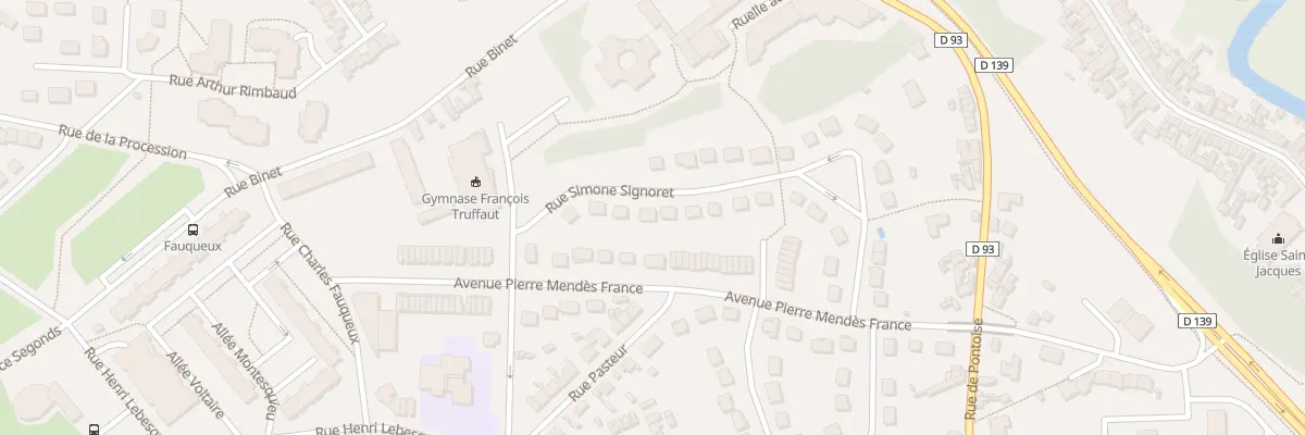 Plan du 21 Rue Simone Signoret à Beauvais