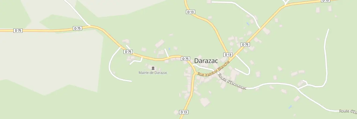 Plan du 7 Rue de la Mairie à Darazac