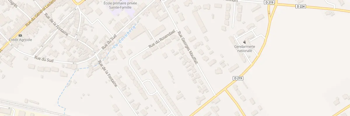 Plan du 274 Rue Georges Mauffait à Audruicq