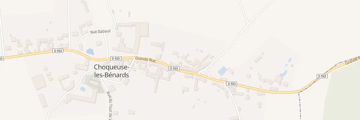 Plan du 27 Gr Grande Rue à Choqueuse-les-Bénards