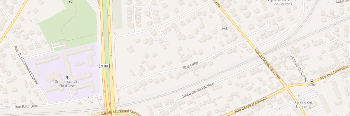 Plan du 28 Rue Eiffel à Conflans-Sainte-Honorine