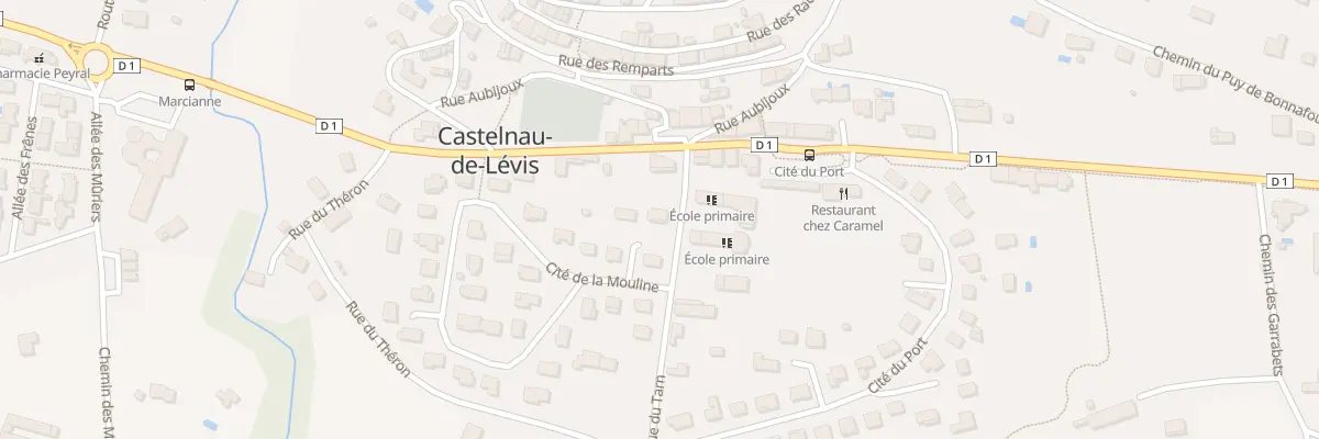 Plan du 4 Cité de la Mouline à Castelnau-de-Lévis
