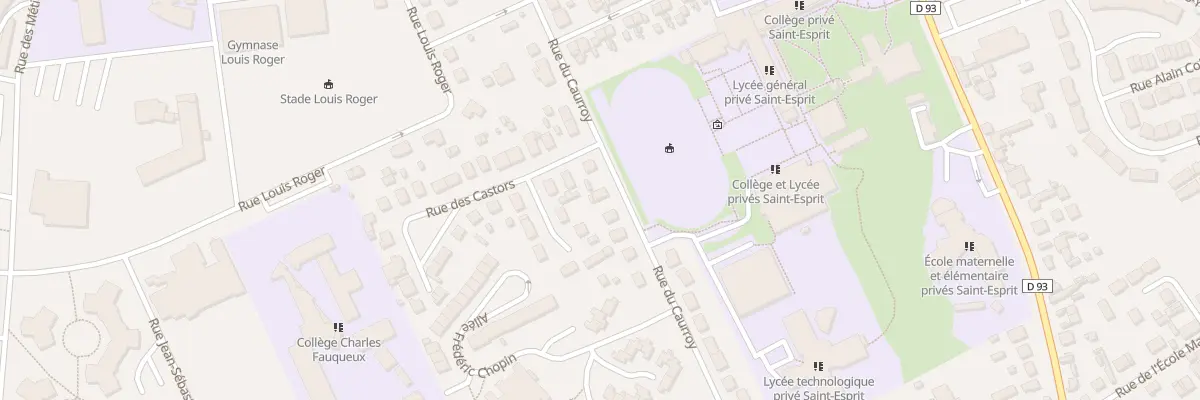 Plan du 38 Rue du Caurroy à Beauvais