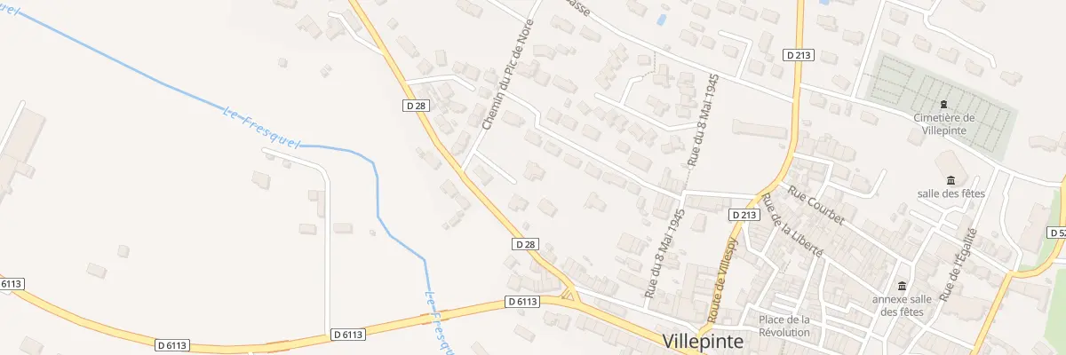 Plan du 6 Che du Pic de Nore à Villepinte