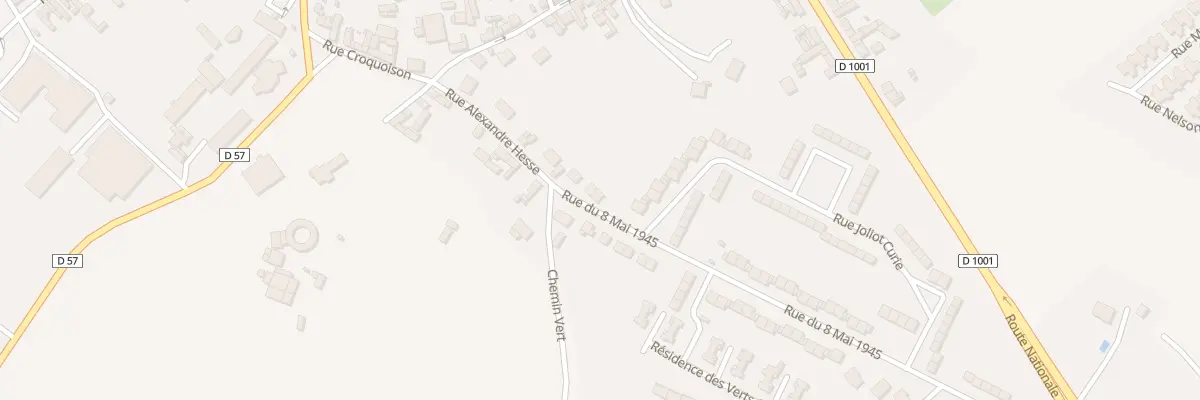 Plan du 5 Rue du 8 Mai 1945 à Flixecourt