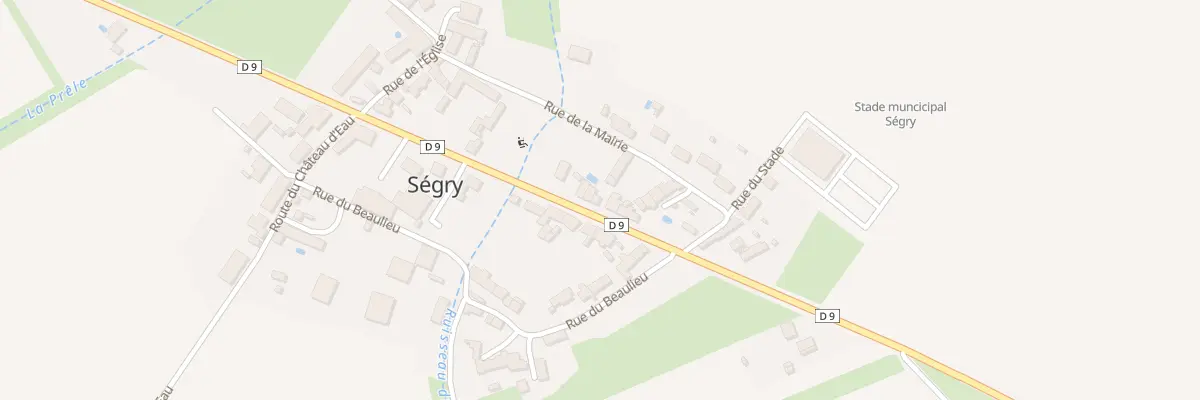 Plan du 5200 Le Bourg à Ségry