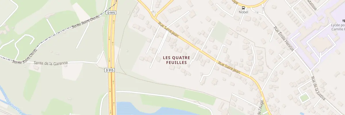 Plan du 133 Rue Saint Jean à Pontoise