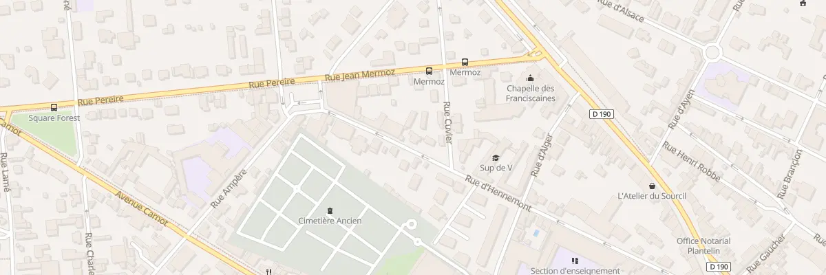 Plan du 30 Rue d’Hennemont à Saint-Germain-en-Laye