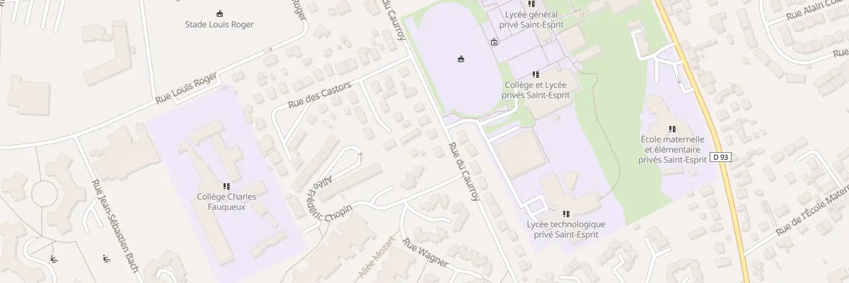 Plan du 44 Rue du Caurroy à Beauvais