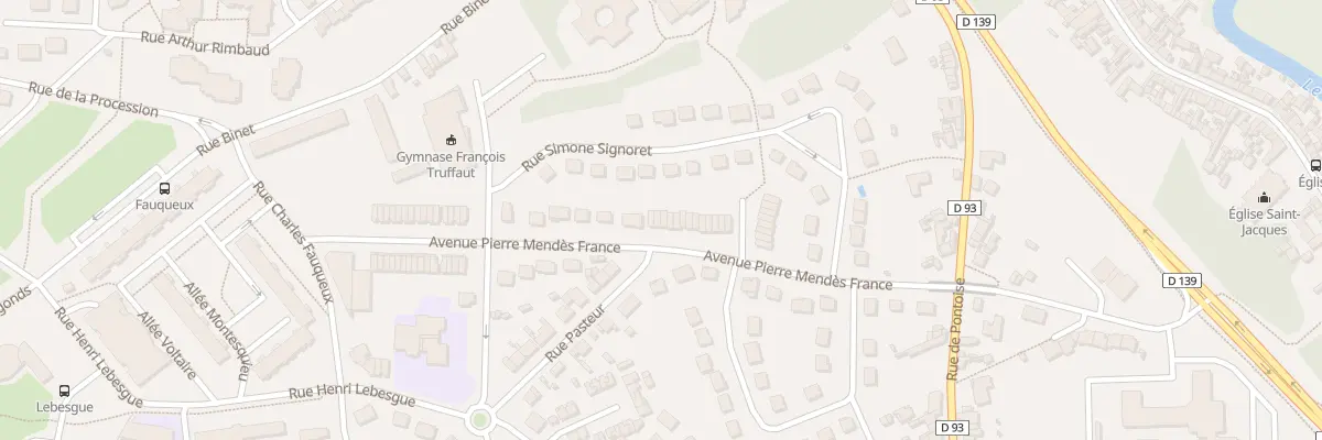 Plan du 44 Av Pierre Mendès-France à Beauvais