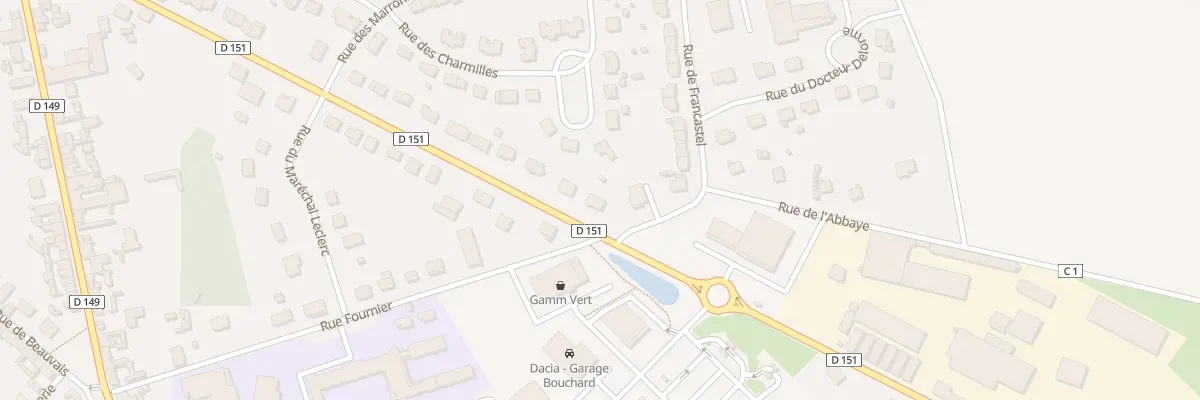 Plan du 55 Rue de Clermont à Crèvecœur-le-Grand