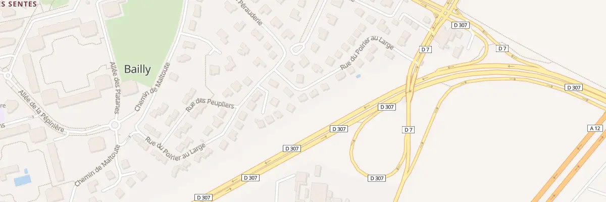 Plan du 17 Rue du Poirier au Large à Bailly