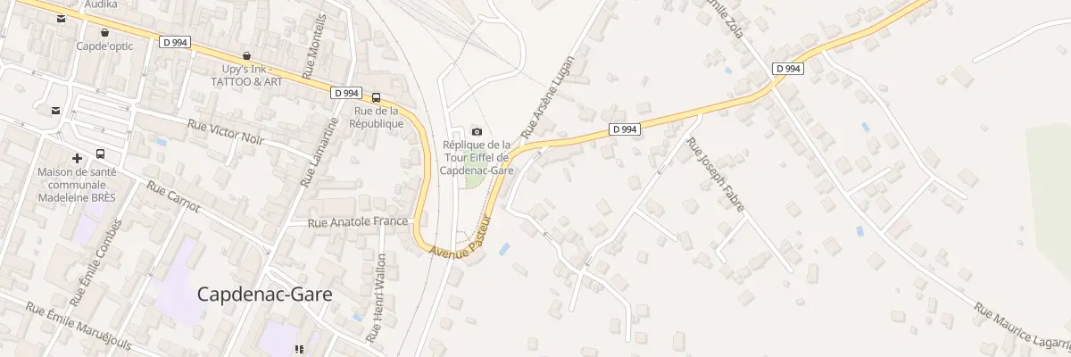 Plan du 3 Rue du Premier Mai à Capdenac-Gare