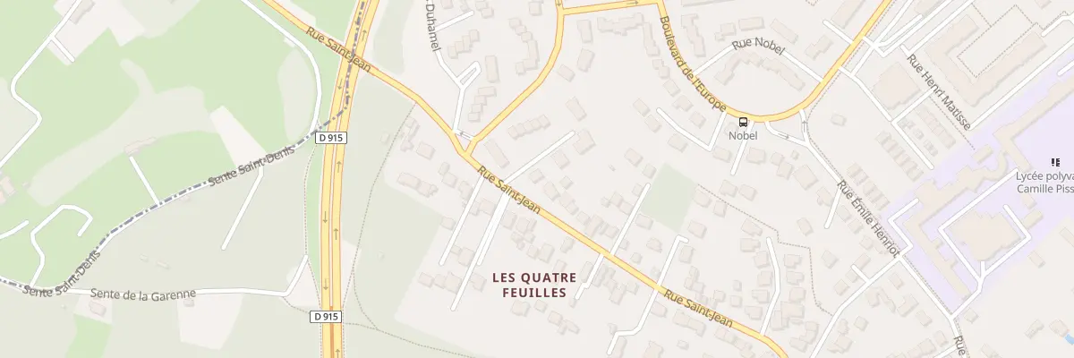 Plan du 152 Rue Saint Jean à Pontoise