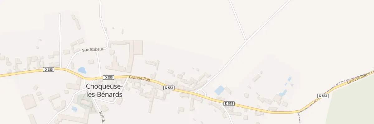 Plan du 25 Gr Grande Rue à Choqueuse-les-Bénards