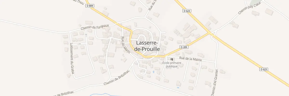 Plan du 6 Rue Grand Rond à Lasserre-de-Prouille