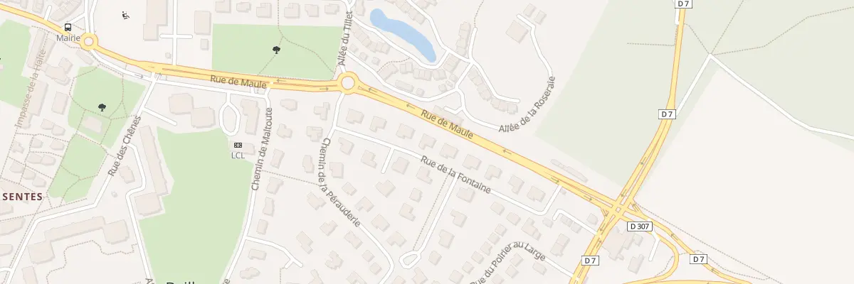 Plan du 7 Rue de la Fontaine à Bailly