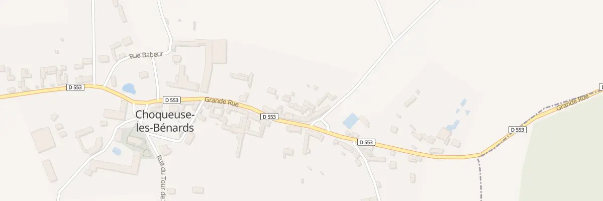 Plan du 21 Grande Rue à Choqueuse-les-Bénards