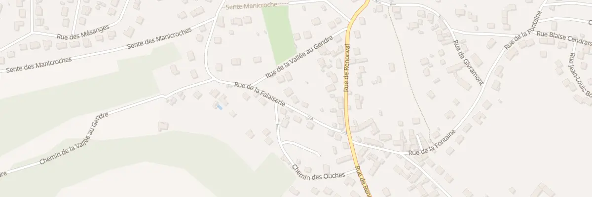 Plan du 8 Rue de la Falaiserie au Mérévillois