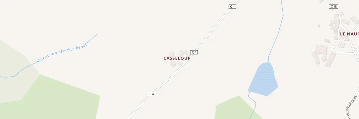 Plan du 440 Rte de La Bagarié à Montirat